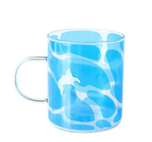 Load image into Gallery viewer, Japanese Sakura Glass Coffee Mug Cute Cat Deer Rabbit Tea Mug Heat Resistant Glass Tea Cup